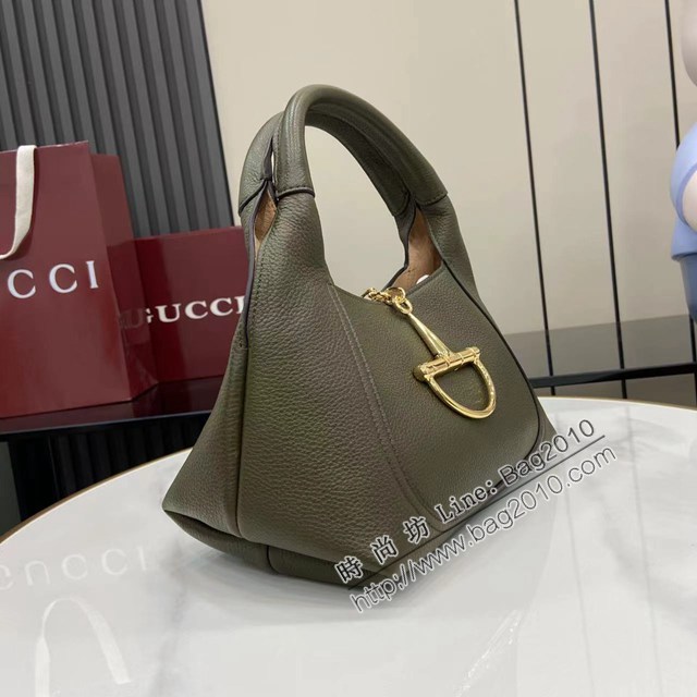 Gucci專櫃古馳最新款Softbit系列肩背包超大半馬銜扣休閒女包 jh2864型號：837467